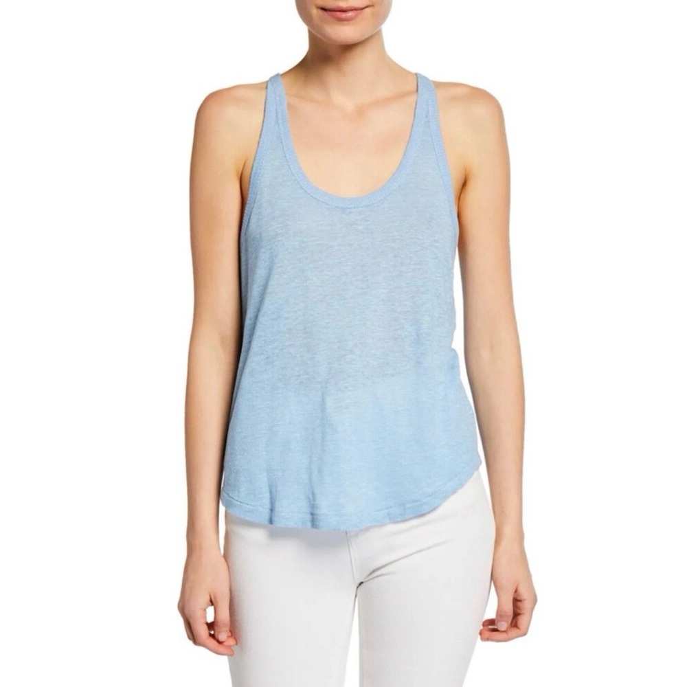 Rag & Bone Blue Linen Tank